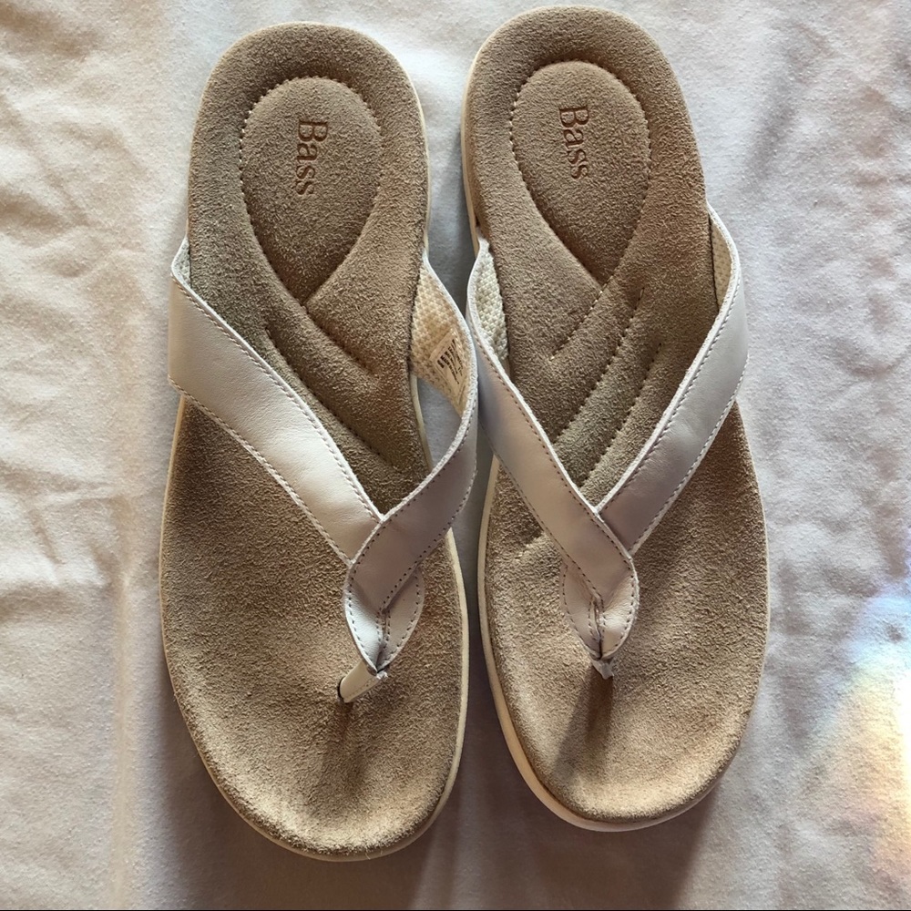 Bass Cape Cod Sandals White 11M